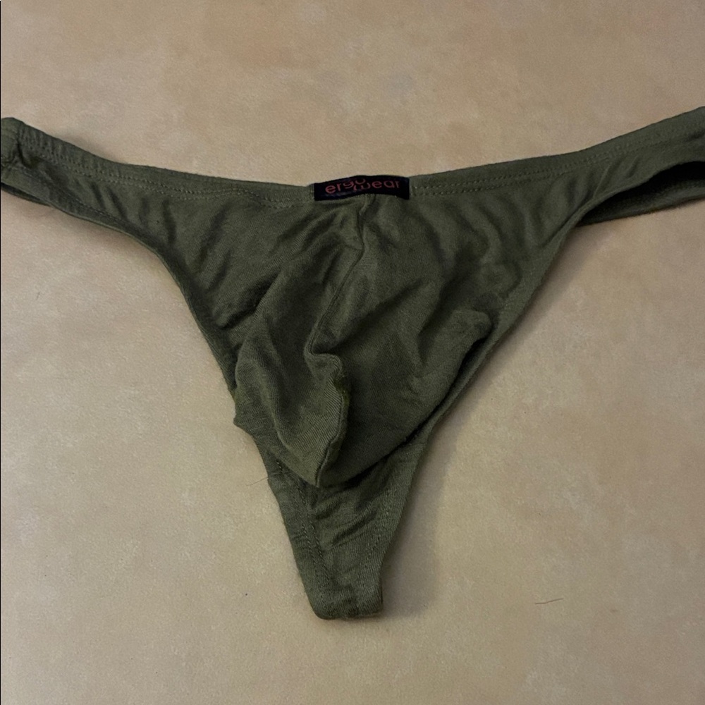 Ergowear mens M Olive Green Thong